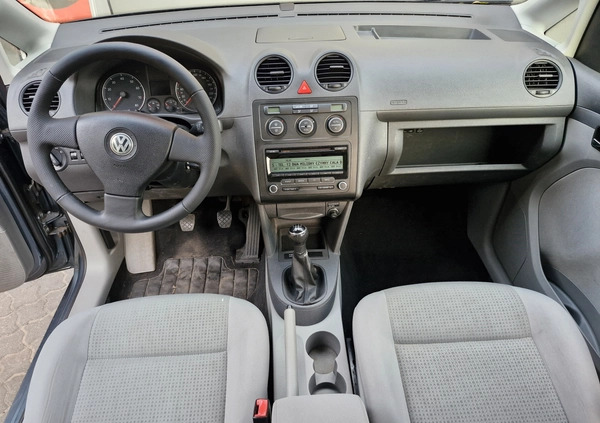 Volkswagen Caddy cena 21900 przebieg: 189000, rok produkcji 2009 z Łódź małe 379